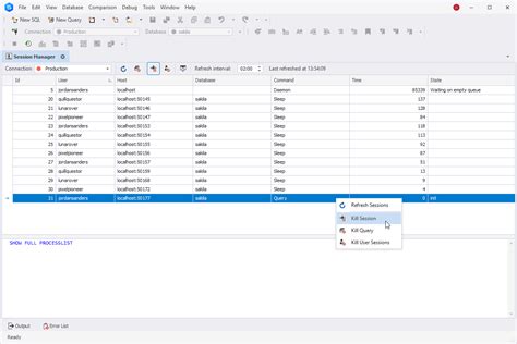 Query session kill.  Although it&rsquo;s an older tool, it&rsquo;s still very useful ...