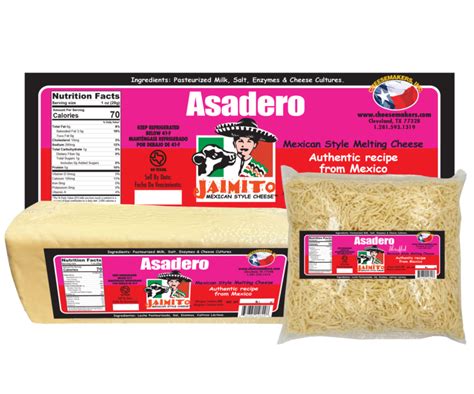 Queso Asadero Quality Cheese Suppliers - Cheesemakers