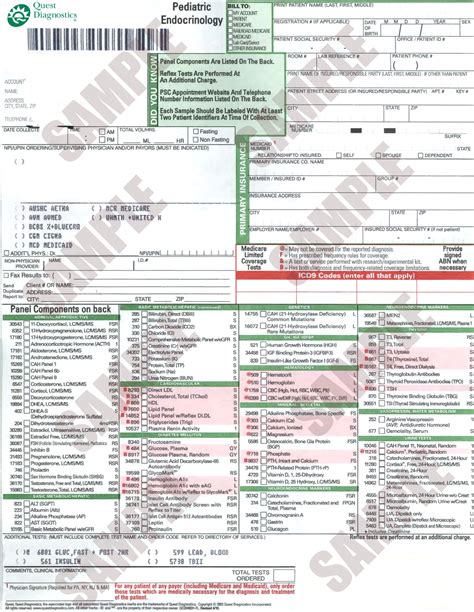 Quest Lab Order Form Pdf 17 Unexpected Ways Quest Lab Order Form Pdf