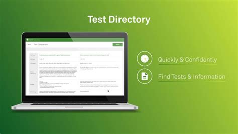 Quest test directory.  Use the Quest Diagnostics Test Directory to searc...