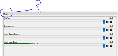 Question / Help - Mixer has disappeared OBS Forums