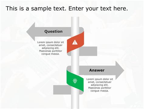 Question Answer 160 PowerPoint Template SlideUpLift