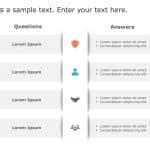 Question Answer 168 PowerPoint Template SlideUpLift