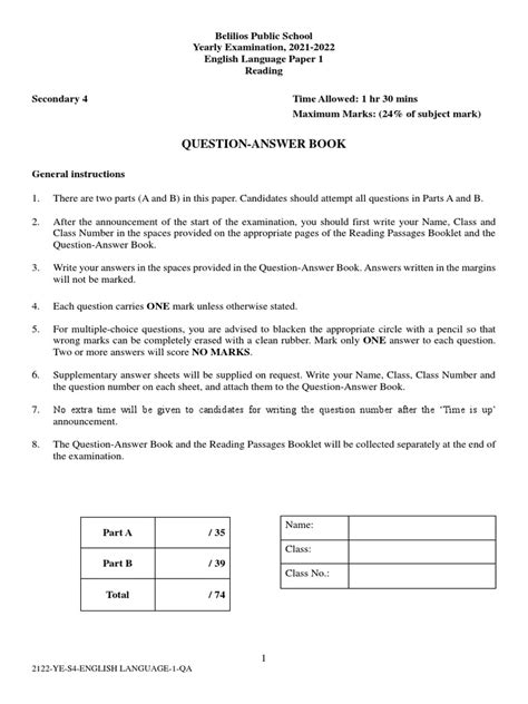 Question Answer Book
