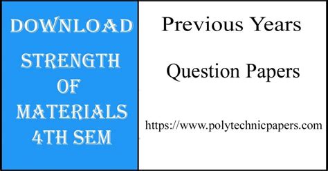 Question Of Materials Papers Model Diploma Strength