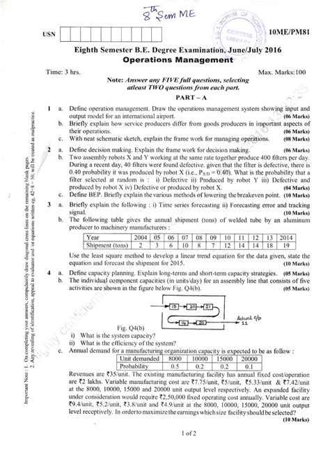 Question Papers 3rd Engineering Sem Mechanical
