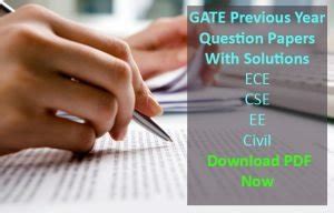 Question Papers Gate Solution With For Eee