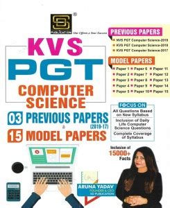 Question Pgt Papers Computer Kvs Science