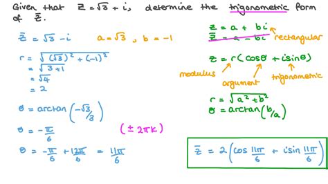 Question Video Converting Complex Numbers from Algebraic to Polar Form