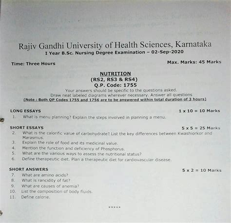 Question of Nutrition 3