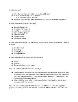 Questions About Depression Discussion