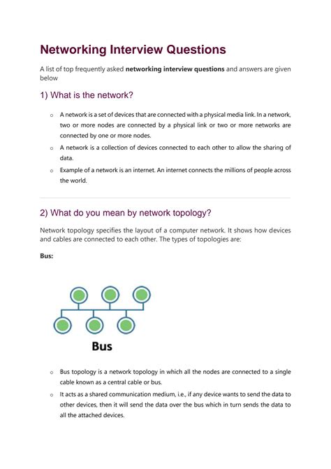 Questions Asked In Networking Interview
