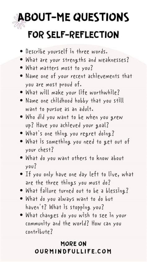 Questions For Deep Reflection