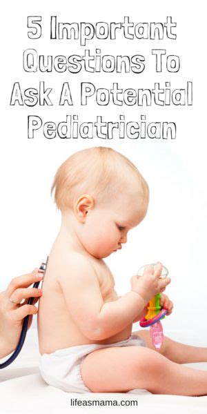 Questions For Potential Pediatrician