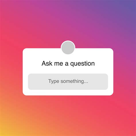 Questions Instagram Sticker