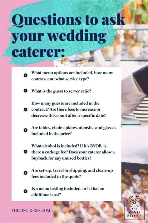 Questions To Ask A Caterer