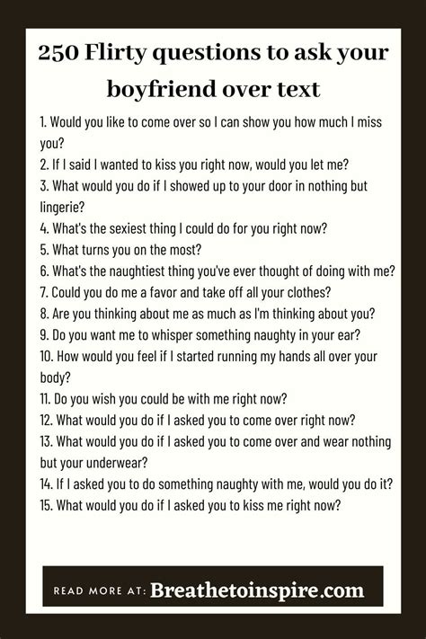 Questions To Ask A Guy Over Text Dirty