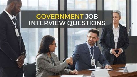 Questions To Ask In A Government Job Interview