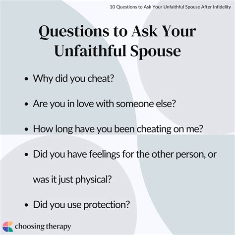 Questions To Ask When Your Spouse Cheats