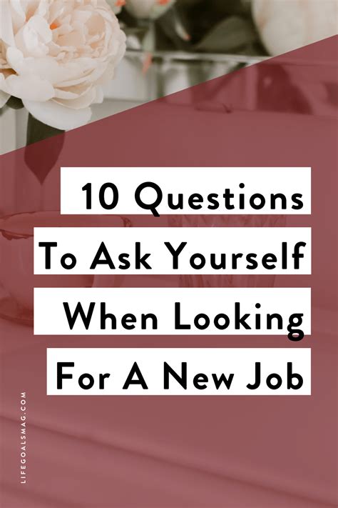 Questions To Ask Yourself When Job Searching