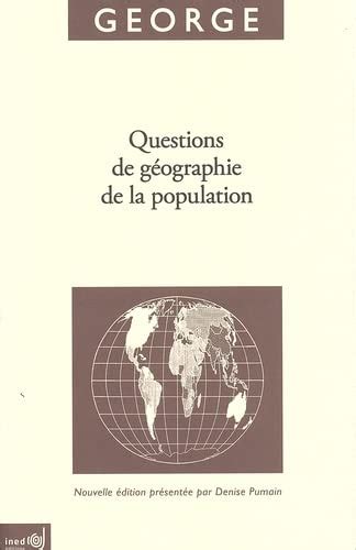 Questions de géographie de la population. - Abhandlungen über die theorie der kunst.