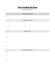 Questions for act four of the crucible answer key.  What is the signifi...