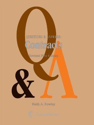 Download Questions  Answers Contracts By Keith A Rowley