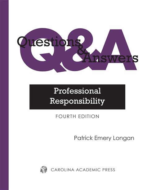 Download Questions  Answers Professional Responsibility By Patrick Longan