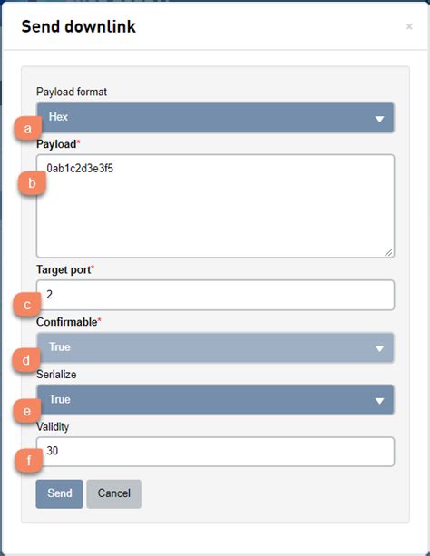 Queue downlink messages to send to LoRaWAN devices