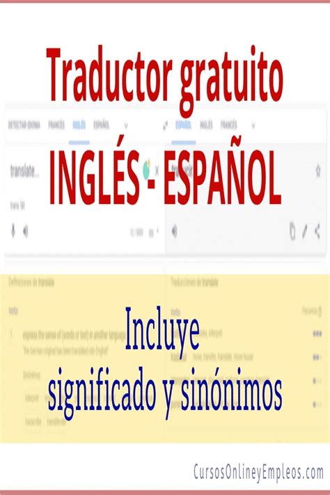 Queued Traductor de inglés a español - inglés.com