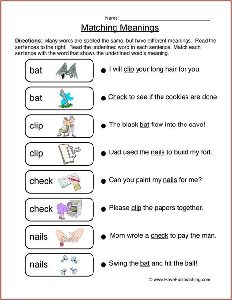 Quia - Multiple Meaning Words