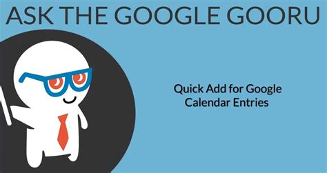 Quick Add for Google Calendar Entries YouTube