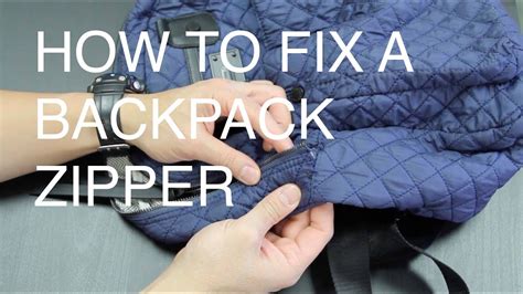 Quick Answer: How To Fix A Zipper Pull On A Backpack