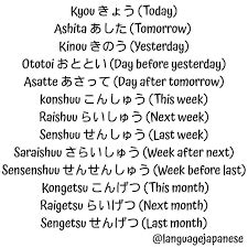 Quick Answer: How To Say Last Week In Japanese