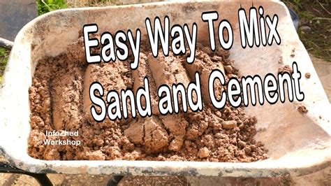 Quick Answer: What Mix Of Sand And Cement For Laying Slabs?