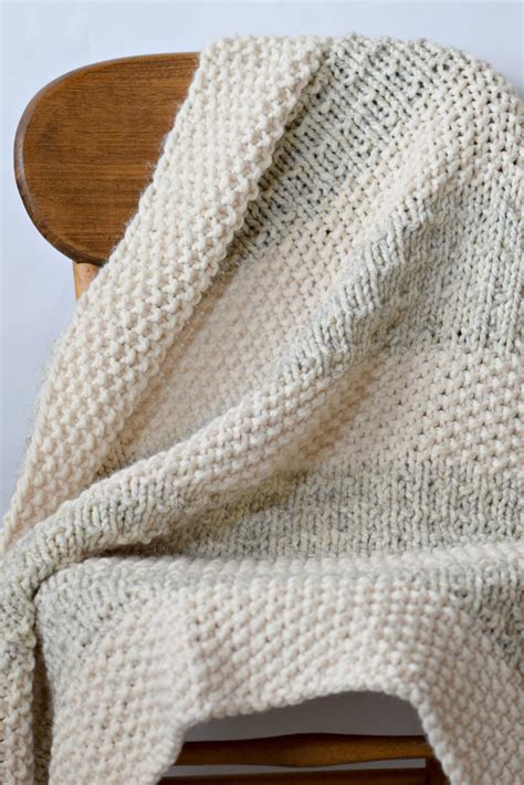 Quick Blanket Knitting Pattern