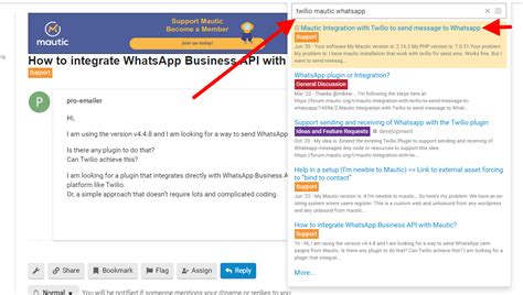 Quick Connects Between WhatsApp Business and Mautic