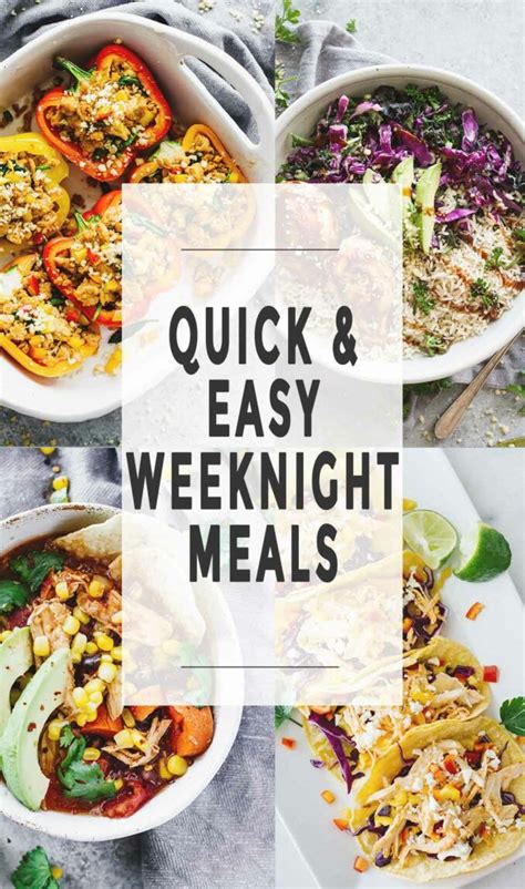 Quick Easy Weeknight Meals For Two