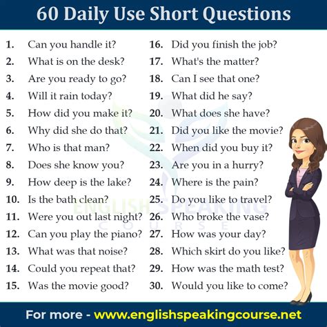 Quick English Questions