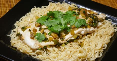 Quick Fix: Ginger and Scallion Steamed Tilapia over Chinese Noodles