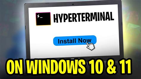 Quick Guide: Download and Install HyperTerminal on Windows 10.