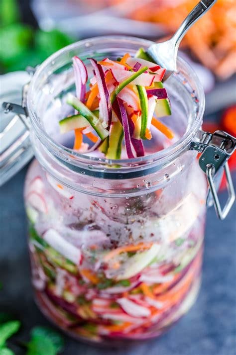 Quick Pickled Vegetables (So Easy & Versatile!)