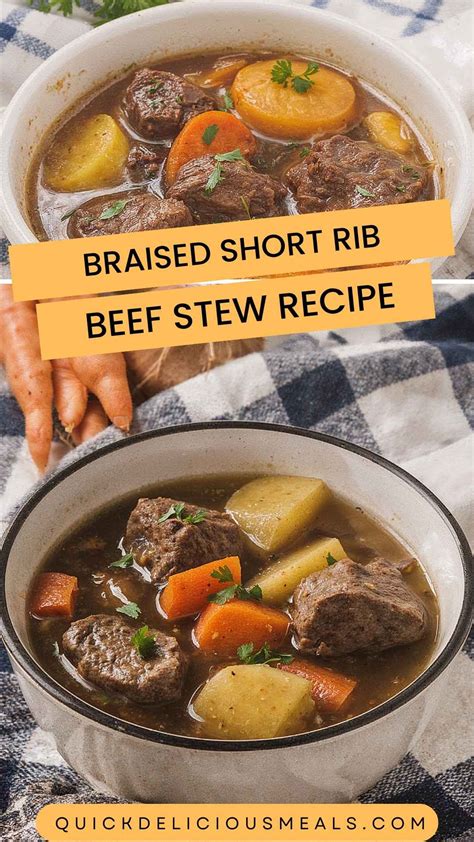 Quick Short Rib Stew
