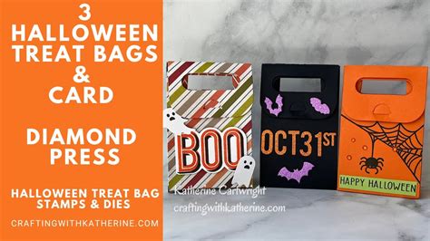 Quick and Crafty Diamond Press Halloween Treat Bag