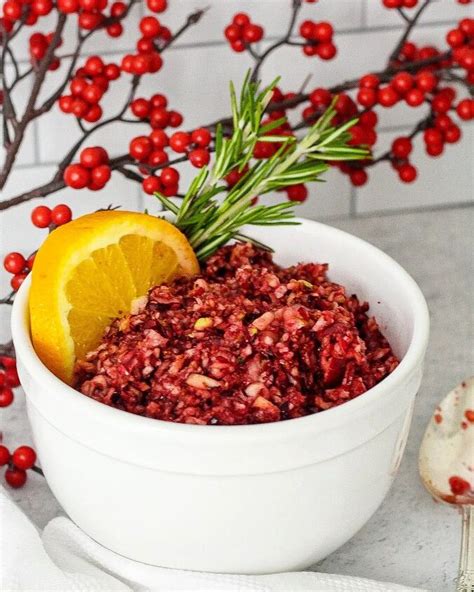 Quick and Easy – Reduced Sugar Cranberry Relish Foodtalk