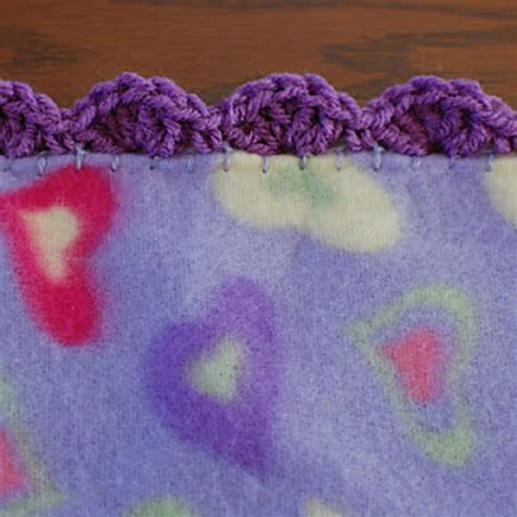 Quick and Easy Crocheted Blanket Edging Patterns Petals to Picots