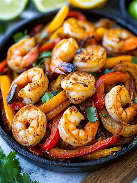 Quick and Easy Shrimp Fajitas