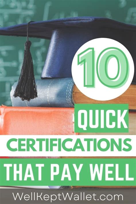 Quick certifications that pay well. Things To Know About Quick certifications that pay well. 
