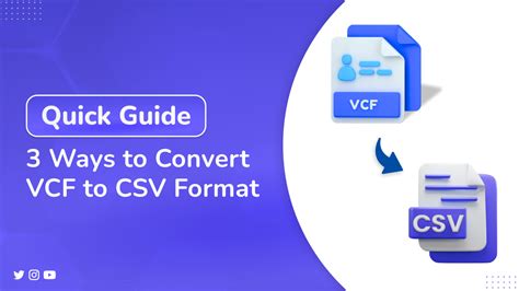 Quick guide Convert VCF to CSV
