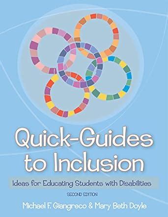 Quick guides to inclusion ideas for educating students with disabilities vol 1. - Sanyang sym mio 50 100 roller service reparatur werkstatthandbuch.